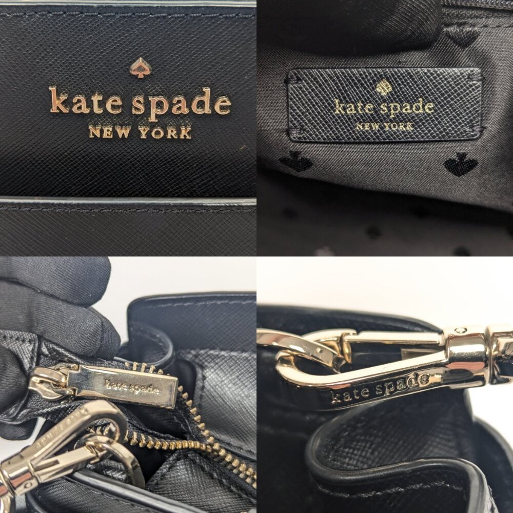 KATE SPADE Black Saffiano Leather medium sized shoulder bag - Picture 7 of 13